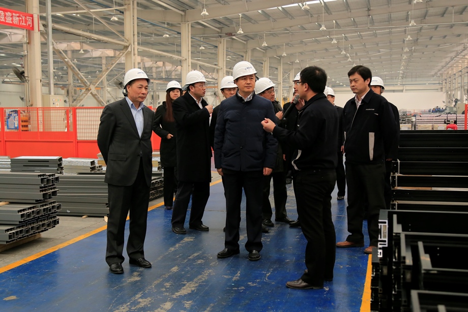 北京市委常委、宣傳部長李偉一行蒞臨江河創建專題調研